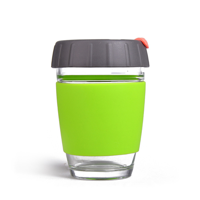 硅膠杯套，定制硅膠杯套【杯身+蓋子】