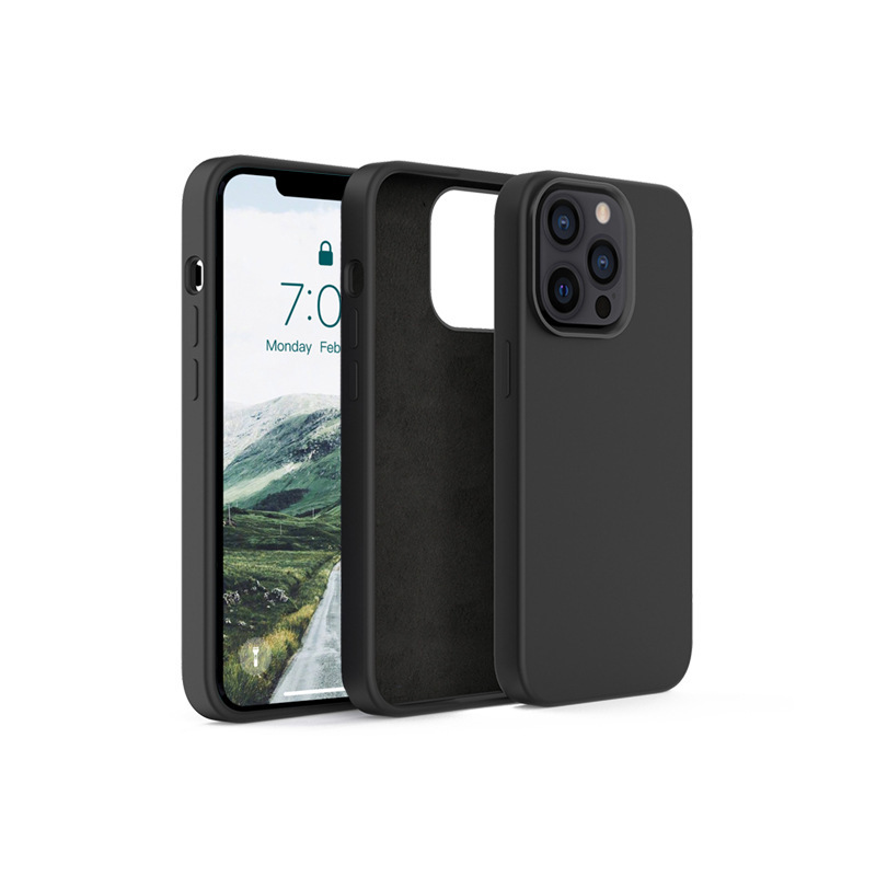 蘋果新款13硅膠液態(tài)手機殼，加厚款液態(tài)硅膠手機套定制