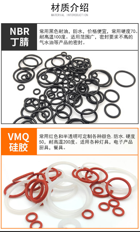 硅膠密封件材質介紹 硅膠密封件材質介紹